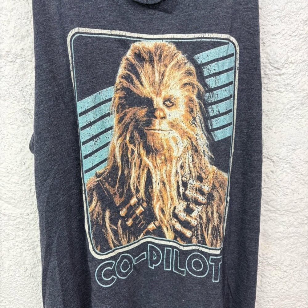 NWOT Star Wars Chewbacca Co-Pilot racer back Tank Top size XXL - Picture 3 of 9